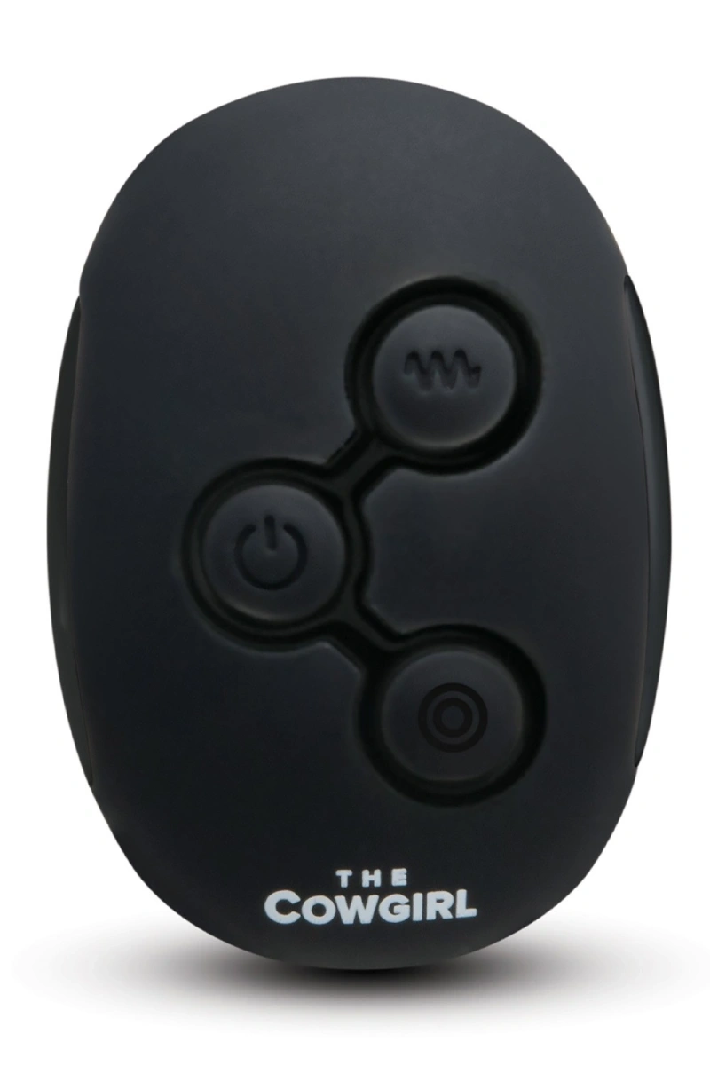 Masina de Sex The Cowgirl Rodeo Rumbler, Remote Control, 5 Moduri Vibratii, 5 Moduri Tapare, Silicon, USB, Negru, #6, Erotic24.ro