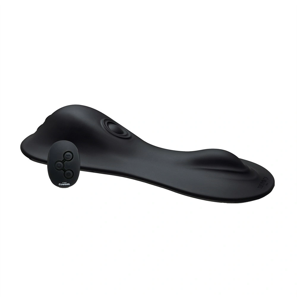 Masina de Sex The Cowgirl Rodeo Rumbler, Remote Control, 5 Moduri Vibratii, 5 Moduri Tapare, Silicon, USB, Negru, #1, Erotic24.ro