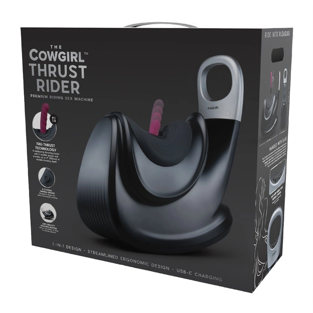 Masina de Sex The Cowgirl Thrust Rider, Moduri Impingere si Tapare, Dildo Inclus, Incarcare USB, #20, Erotic24.ro