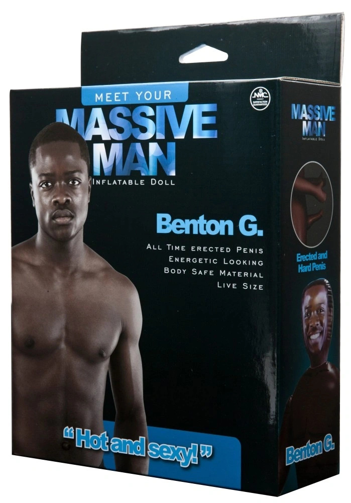 Papusa Masculina Gonflabila Beneton G, Maro, 154 cm, #2, Erotic24.ro