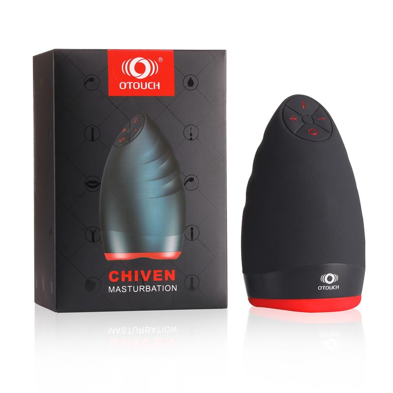 Masturbator Chiven2 Intelligent Heating&Vibration, Silicon Lichid, USB, Negru, #9, Erotic24.ro