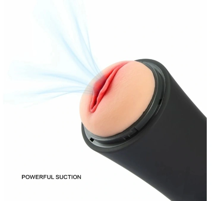 Masturbator Pussy INSCUP 4, Vibratii si Suctiune, TPE si ABS, USB, 23 cm, Nr. 3, Erotic24.ro