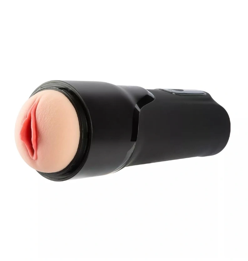 Masturbator Pussy AIRTURN 4, Ecran LED, Vibratii si Suctiune, TPE si ABS, USB, 27.2 cm, #4, Erotic24.ro