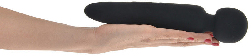 Premium Vibrator Masaj Wand, 10 Moduri Vibratii, Silicon, USB, Negru, JGF Premium Sex Toys, #5, Erotic24.ro