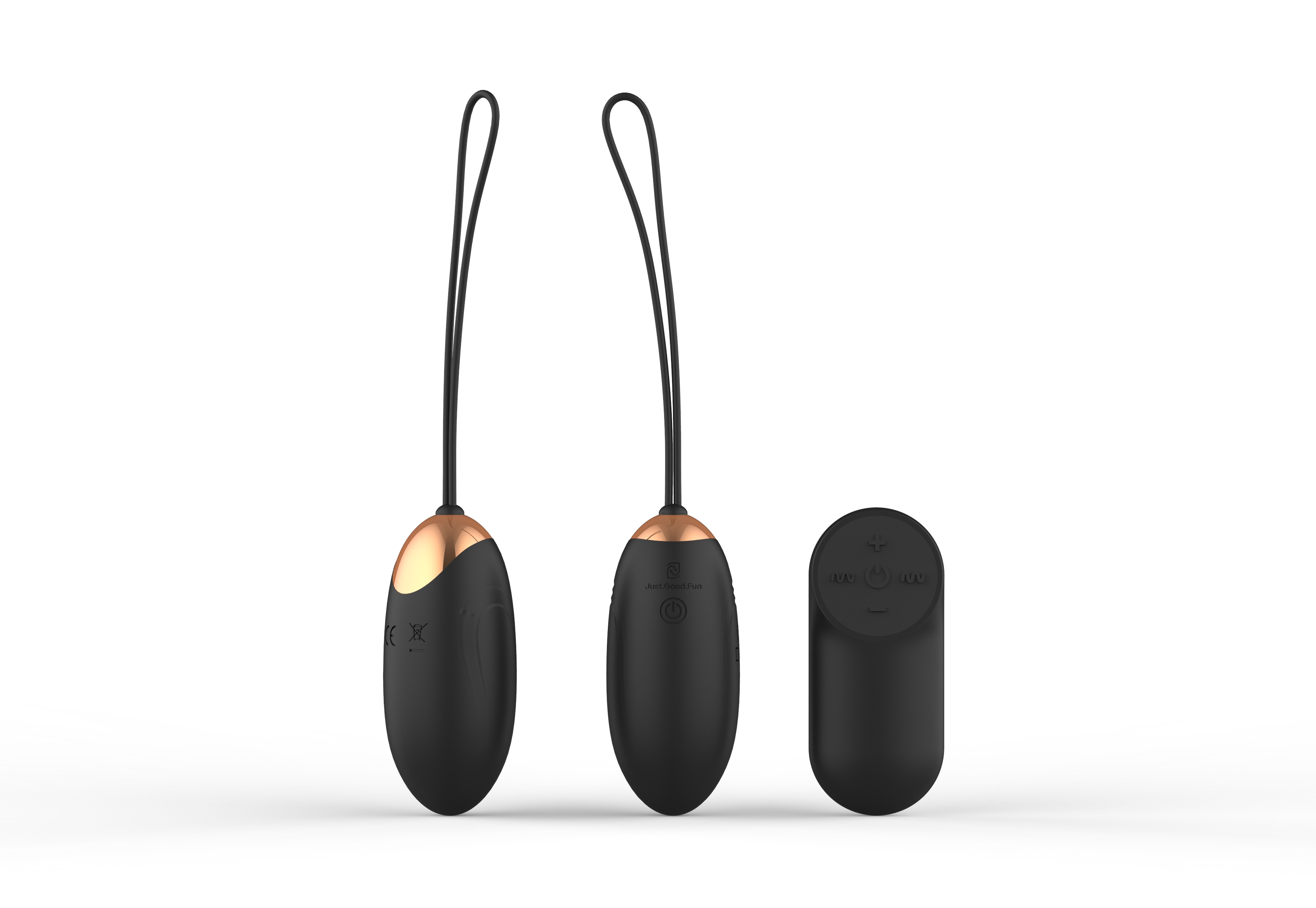 Premium Ou Vibrator, Remote Control, 7 Moduri Vibratii, 4 Intensitati, Silicon, USB, Negru, JGF Premium Sex Toys, #2, Erotic24.ro