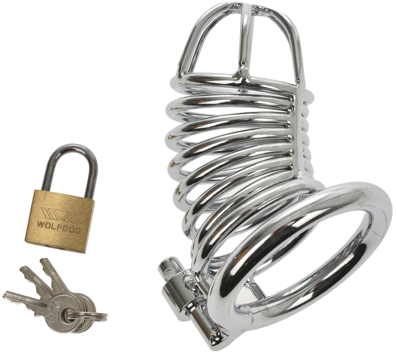 Dispozitiv de Castitate Julia Silver Mokko Toys, #3, Erotic24.ro