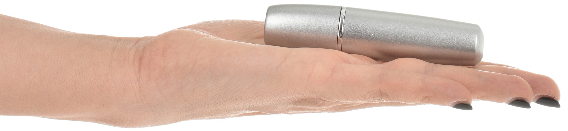 Vibrator Ruj Giselle Argintiu, Nr. 3, Erotic24.ro