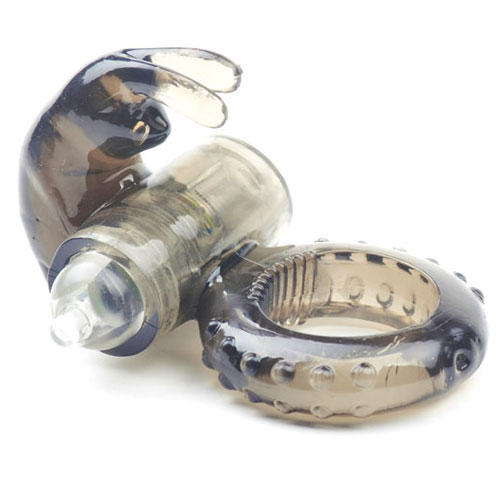 Inel Stimulator I Love Black Rabbit Guilty Toys, #1, Erotic24.ro