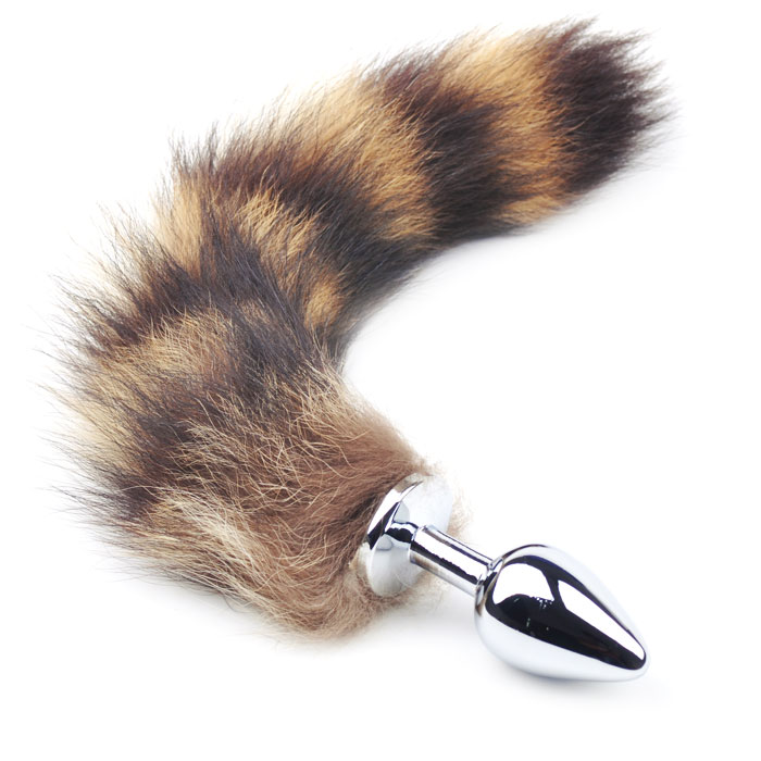 Dop Anal cu Coada Furry Tail Plug, Small, Guilty Toys, Glamour