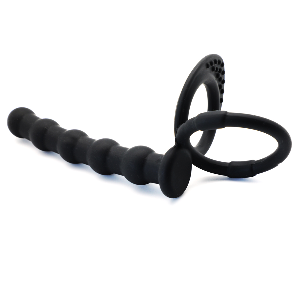 Bile Anale cu 2 Inele Silicon Guilty Toys, #1, Erotic24.ro