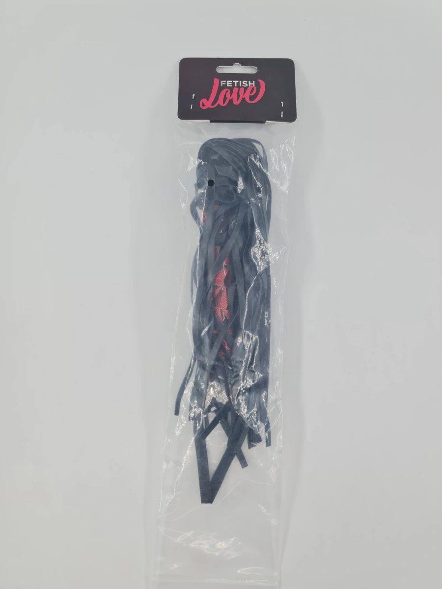 Bici Model Relief Negru-Rosu 39 cm Fetish Love, #5, Erotic24.ro