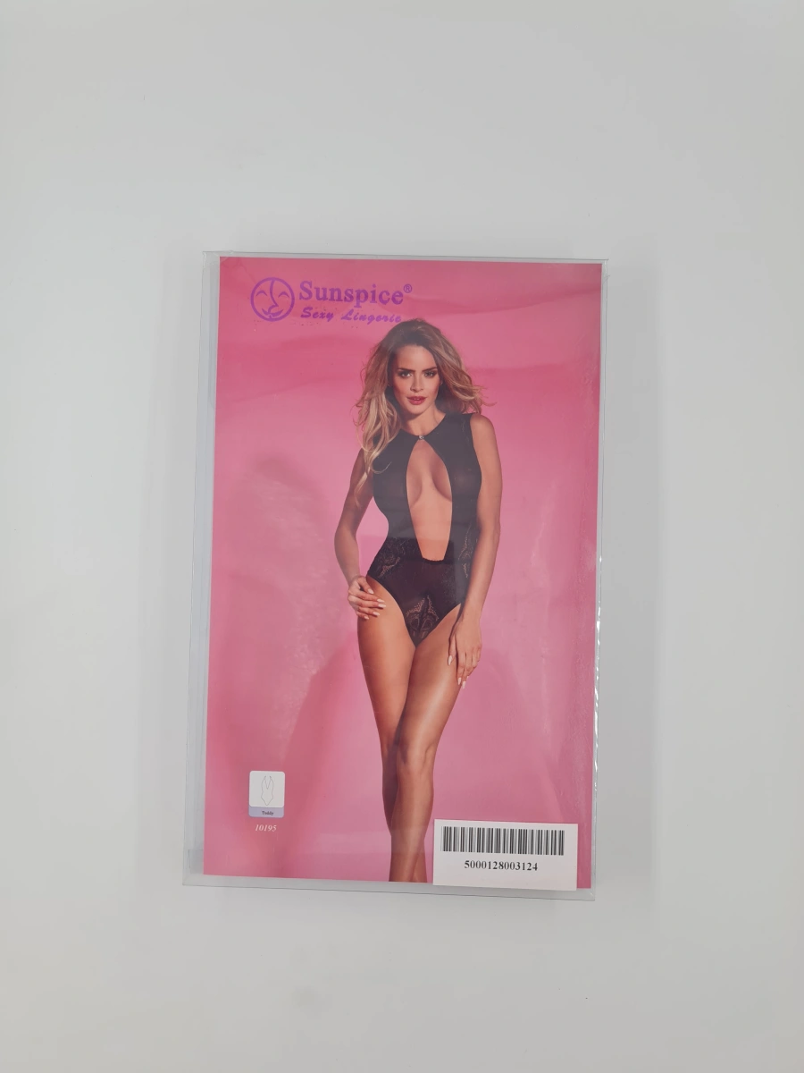 Body sexy cu decolteu adanc negru S/M, Nr. 3, Erotic24.ro