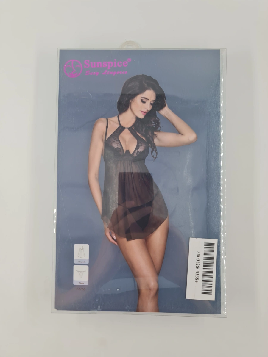 Rochie babydoll neagra S/M, #4, Erotic24.ro