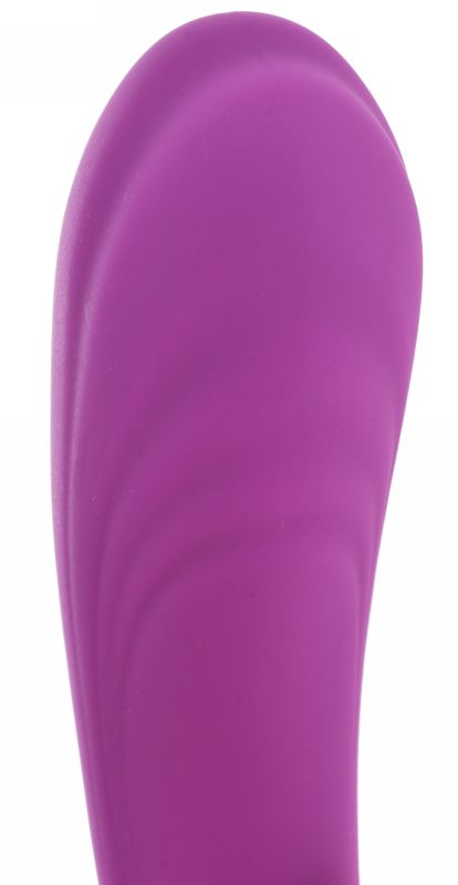 Vibrator Cuplu Beauty, 9 Moduri Vibratii, Remote Control, Silicon, USB, Mov, Guilty Toys, #4, Erotic24.ro