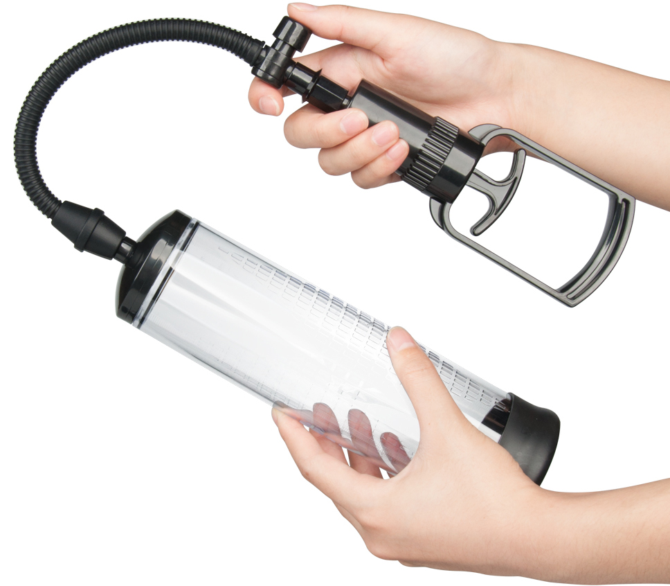 Pompa Pentru Marirea Penisului cu Maneta Men Enlargement System Negru, Nr. 6, Erotic24.ro