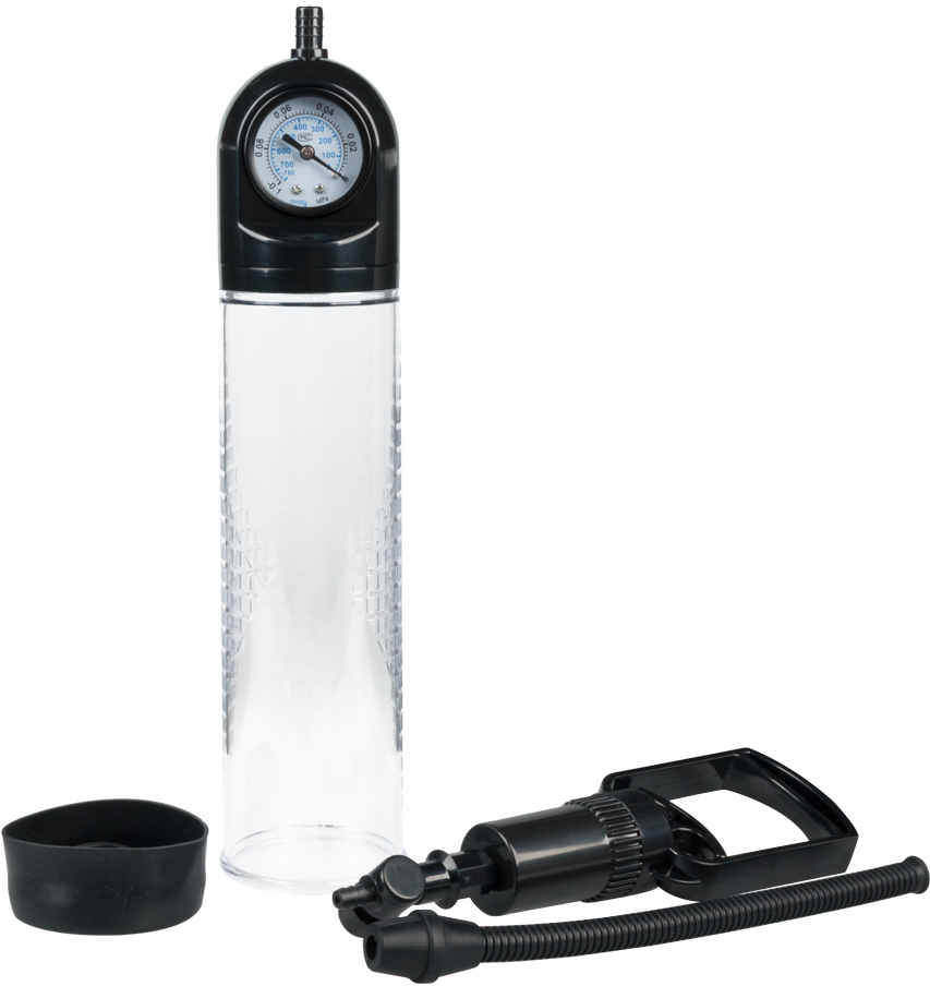Pompa Pentru Marirea Penisului cu Manometru Maximum Power Plus Negru, #2, Erotic24.ro