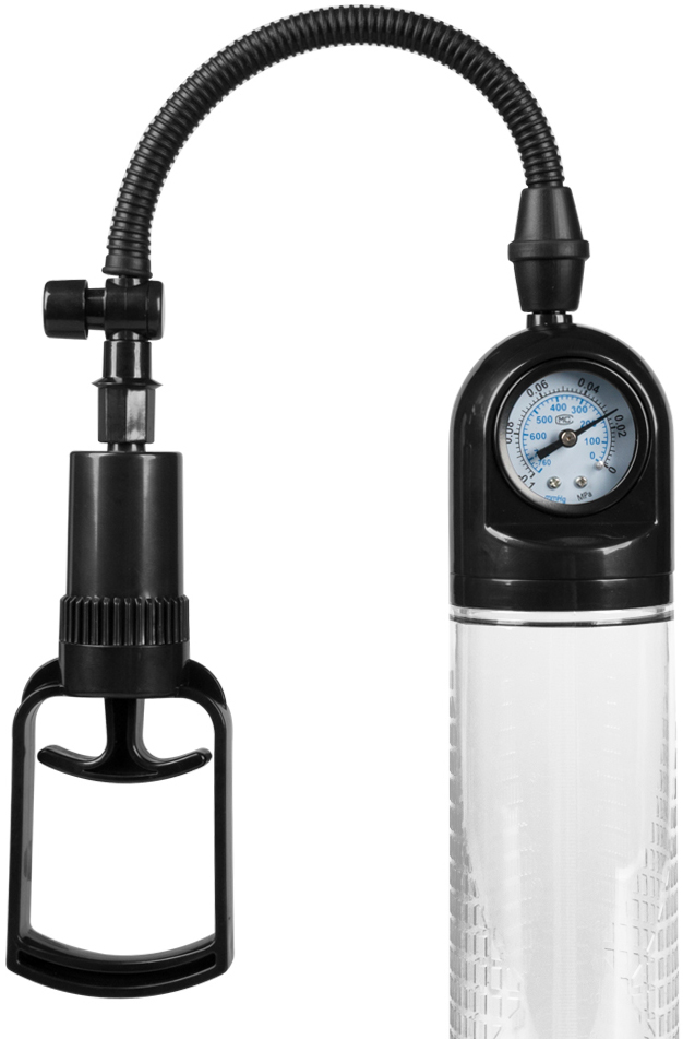 Pompa Pentru Marirea Penisului cu Manometru Maximum Power Plus Negru, #3, Erotic24.ro