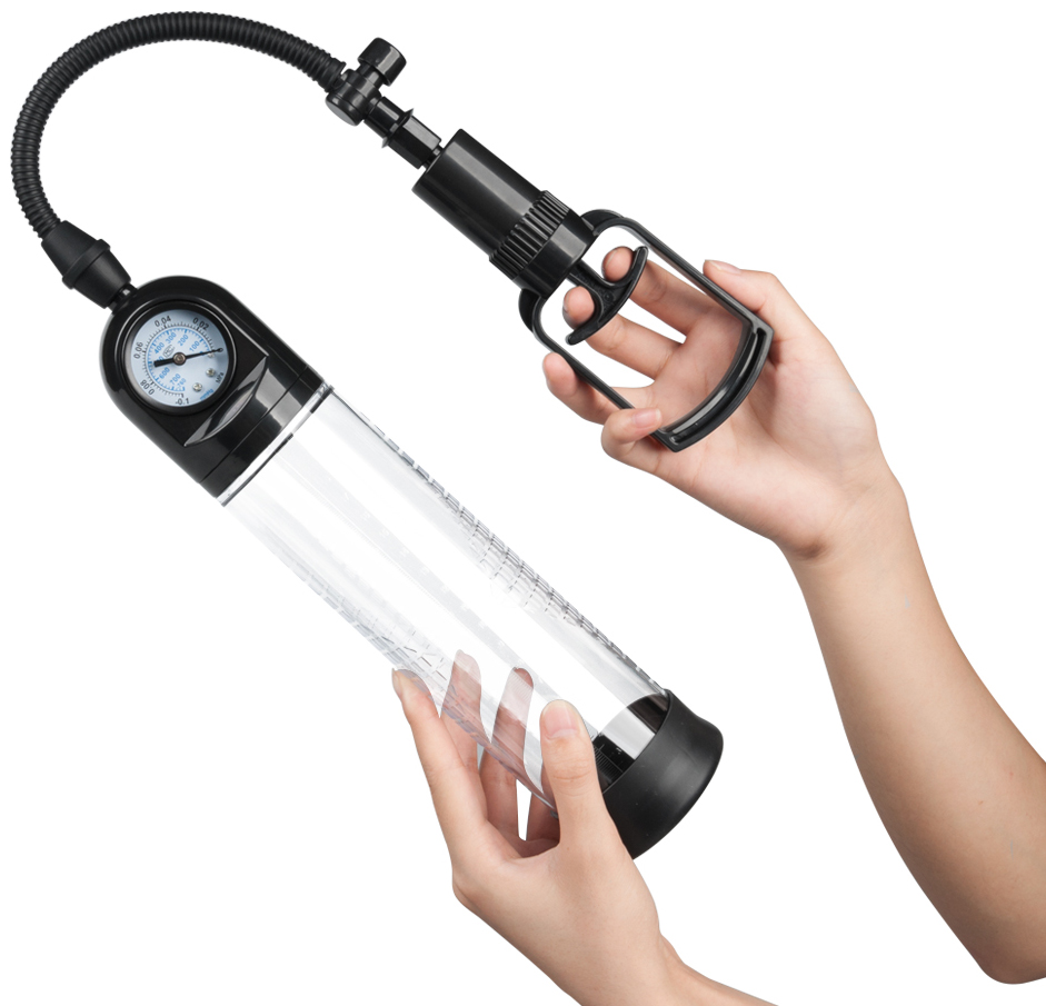 Pompa Pentru Marirea Penisului cu Manometru Maximum Power Plus Negru, #6, Erotic24.ro