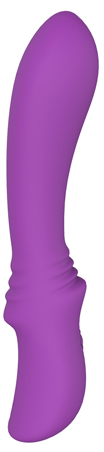 Vibrator Clasic Lust, 9 Moduri Vibratii, Silicon, USB, 18.2 cm, Mov, Mokko Toys, #1, Erotic24.ro