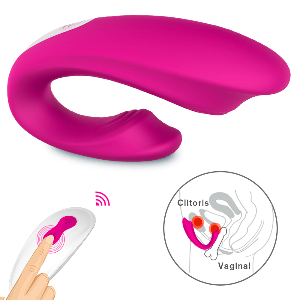 Vibrator Couple's Fun Remote Control Silicon USB 9 Functii Vibratii Roz Mokko Toys, #5, Erotic24.ro
