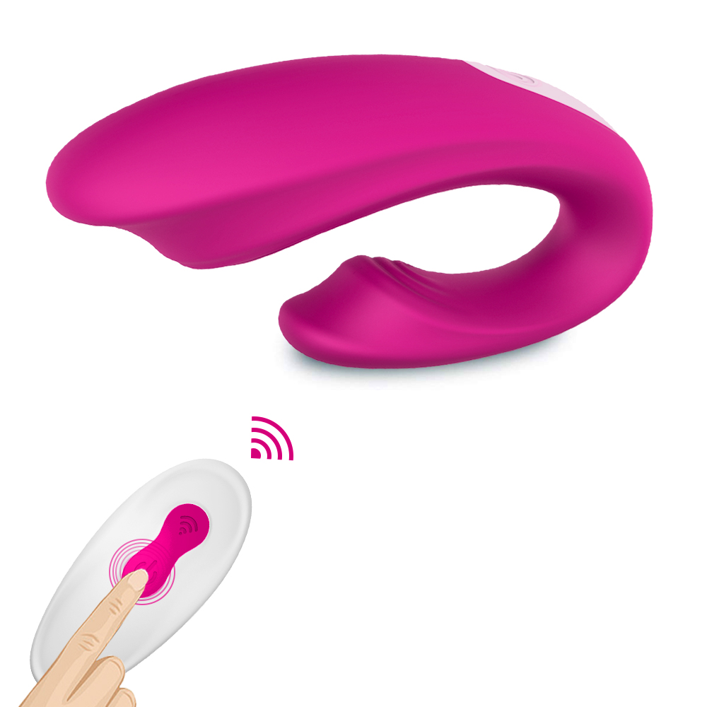 Vibrator Couple's Fun Remote Control Silicon USB 9 Functii Vibratii Roz Mokko Toys, #8, Erotic24.ro