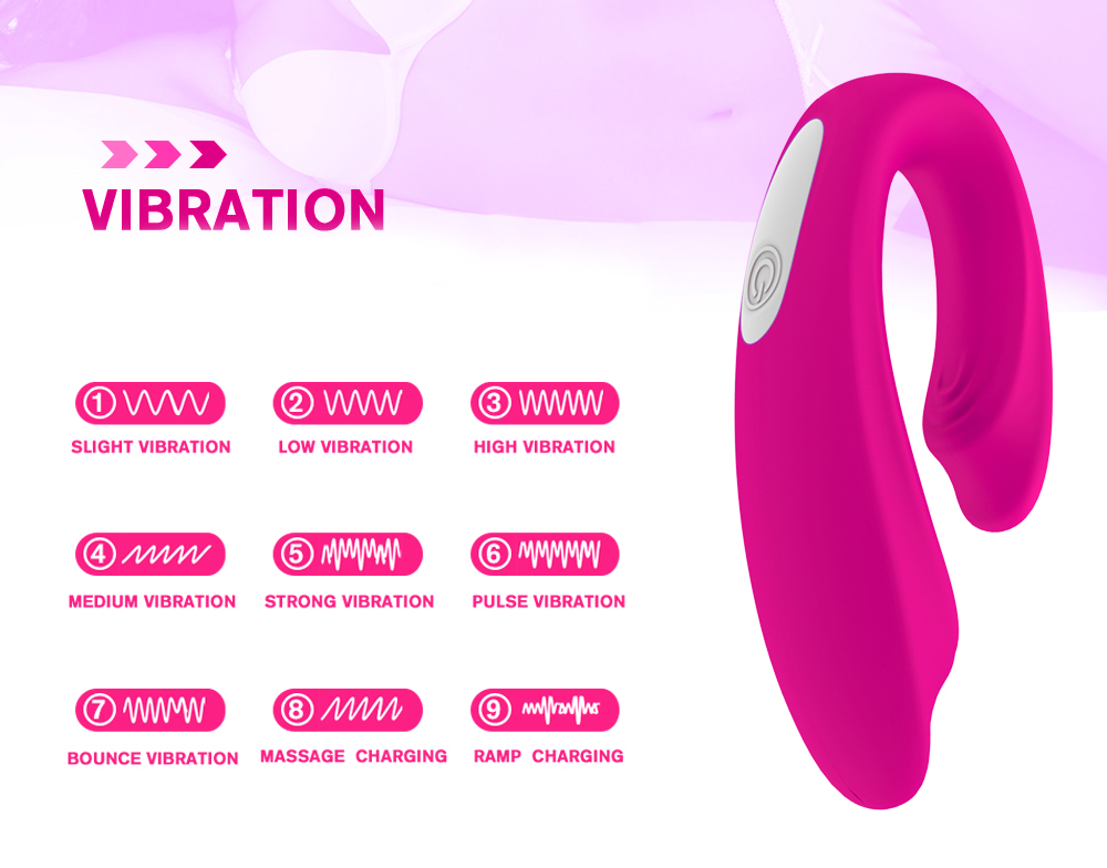 Vibrator Couple's Fun Remote Control Silicon USB 9 Functii Vibratii Roz Mokko Toys, #3, Erotic24.ro