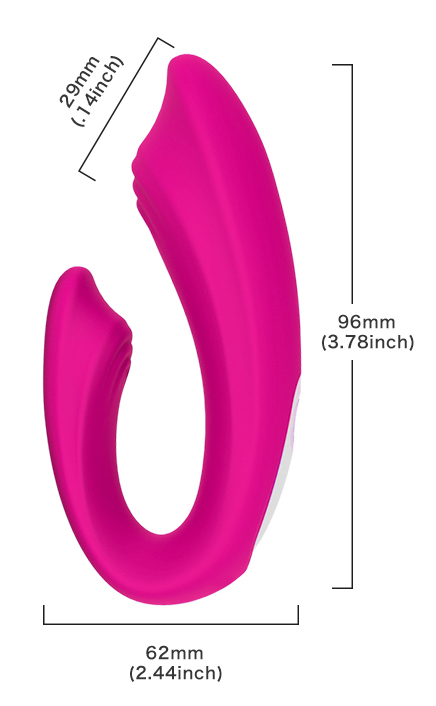 Vibrator Couple's Fun Remote Control Silicon USB 9 Functii Vibratii Roz Mokko Toys, #4, Erotic24.ro