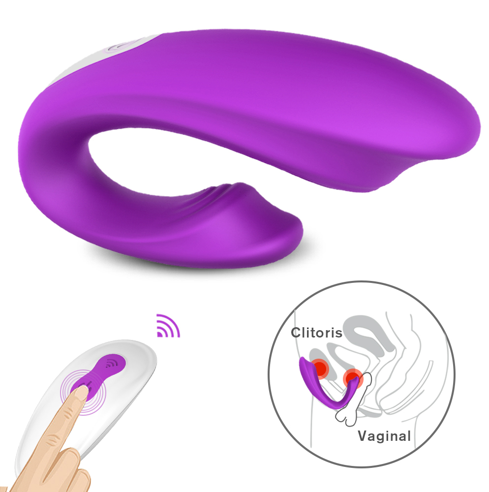 Vibrator Couple's Fun Remote Control Silicon 9 Functii Vibratii USB Mov Mokko Toys, #3, Erotic24.ro