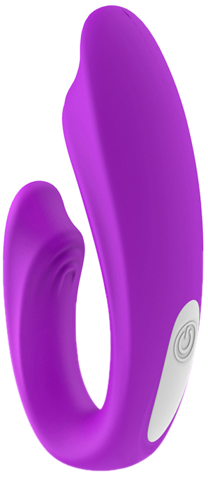 Vibrator Couple's Fun Remote Control Silicon 9 Functii Vibratii USB Mov Mokko Toys, #1, Erotic24.ro