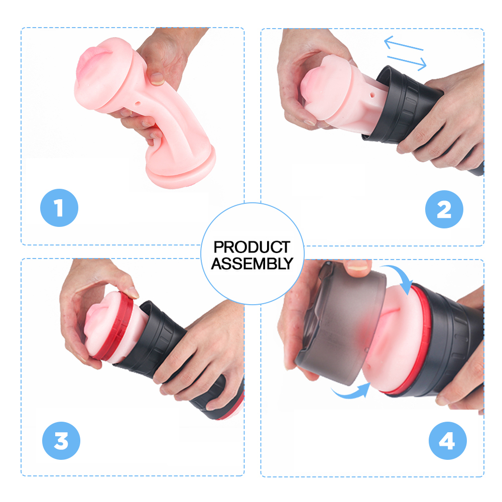 Masturbator Double Pleasure Gura&Vagin Super Realist Mokko Toys, #12, Erotic24.ro