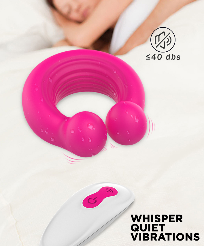 Stimulator Adonis, 9 Moduri Vibratii, Remote Control, Silicon, USB, Roz, Passion Labs, Nr. 5, Erotic24.ro