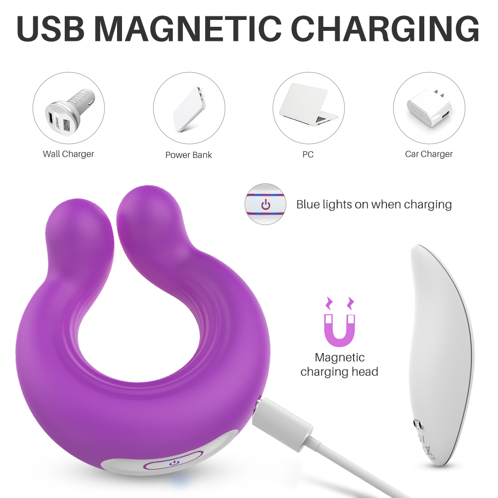 Stimulator Adonis, 9 Moduri Vibratii, Remote Control, Silicon, USB, Mov, Passion Labs, #6, Erotic24.ro