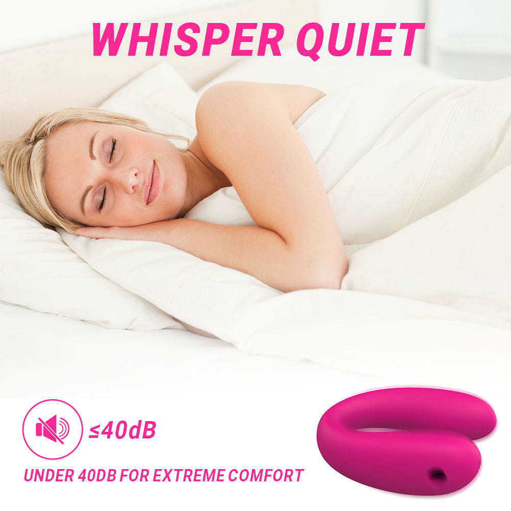 Vibrator Cuplu Otello, Silicon, Roz, 6.8 cm, Passion Labs, #8, Erotic24.ro