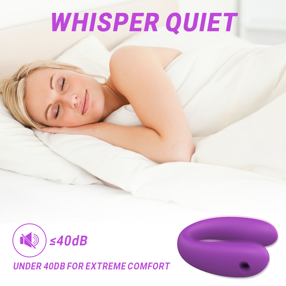 Vibrator Cuplu Otello, Silicon, Mov, 6.8 cm, Passion Labs, Nr. 5, Erotic24.ro