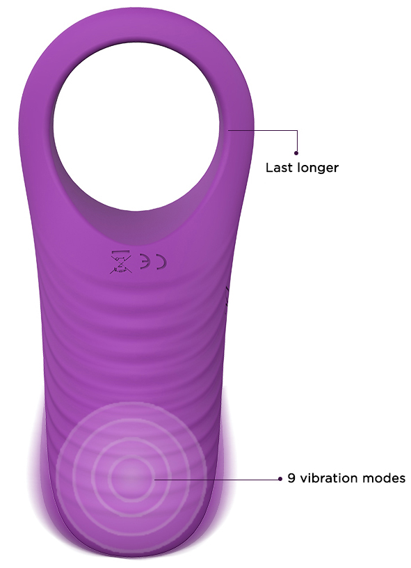 Inel Stimulator Himan Remote Control Silicon USB Mov Passion Labs, #1, Erotic24.ro