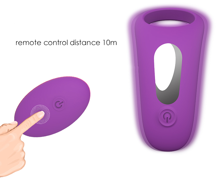 Inel Stimulator Himan Remote Control Silicon USB Mov Passion Labs, #5, Erotic24.ro