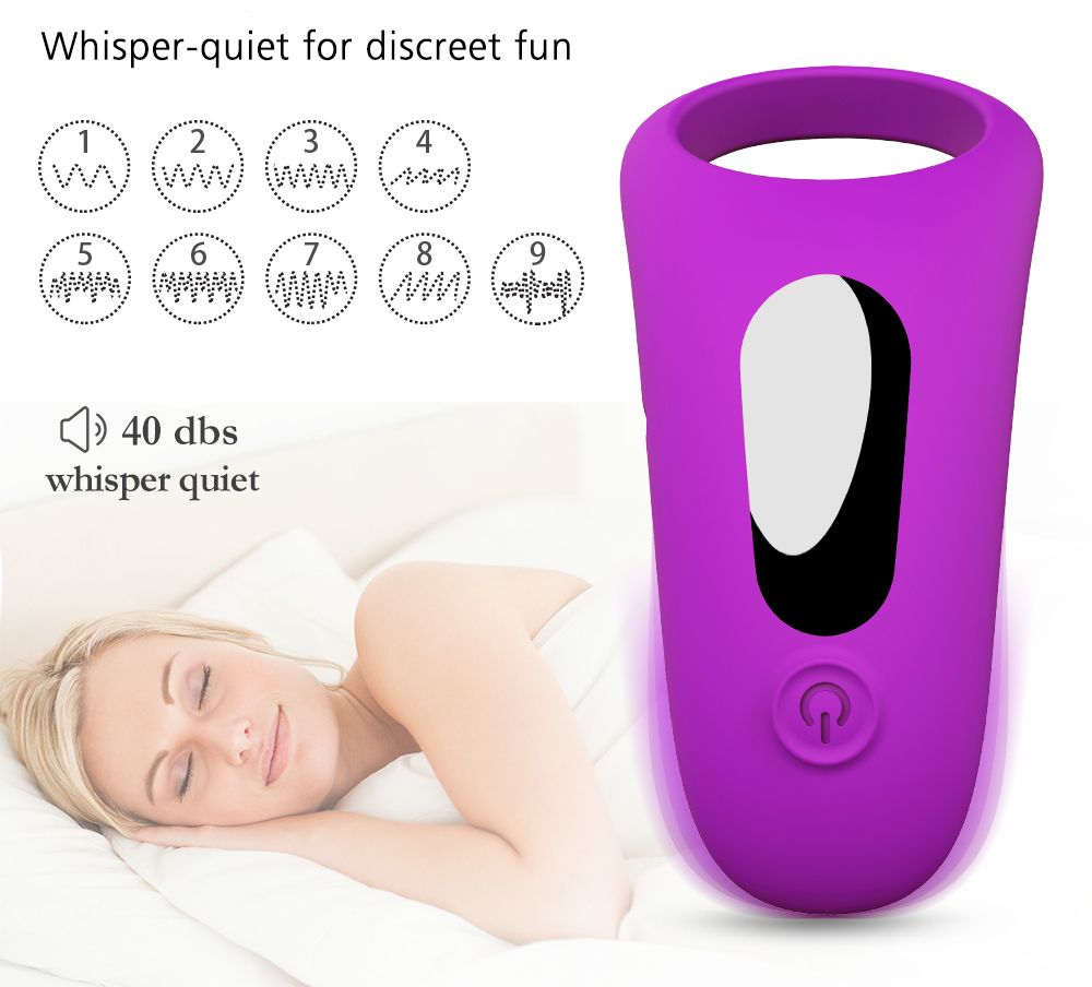 Inel Stimulator Himan Remote Control Silicon USB Mov Passion Labs, #10, Erotic24.ro