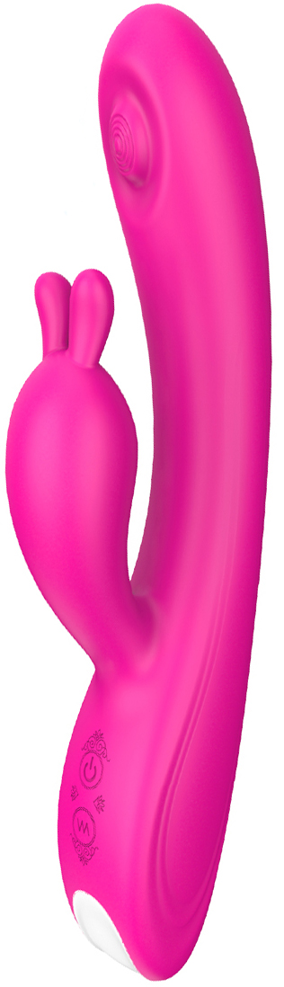 Vibrator Rabbit Candy 9 Intensitati Pulsatoare 23.1 cm USB Mov Mokko Toys, Nr. 1, Erotic24.ro