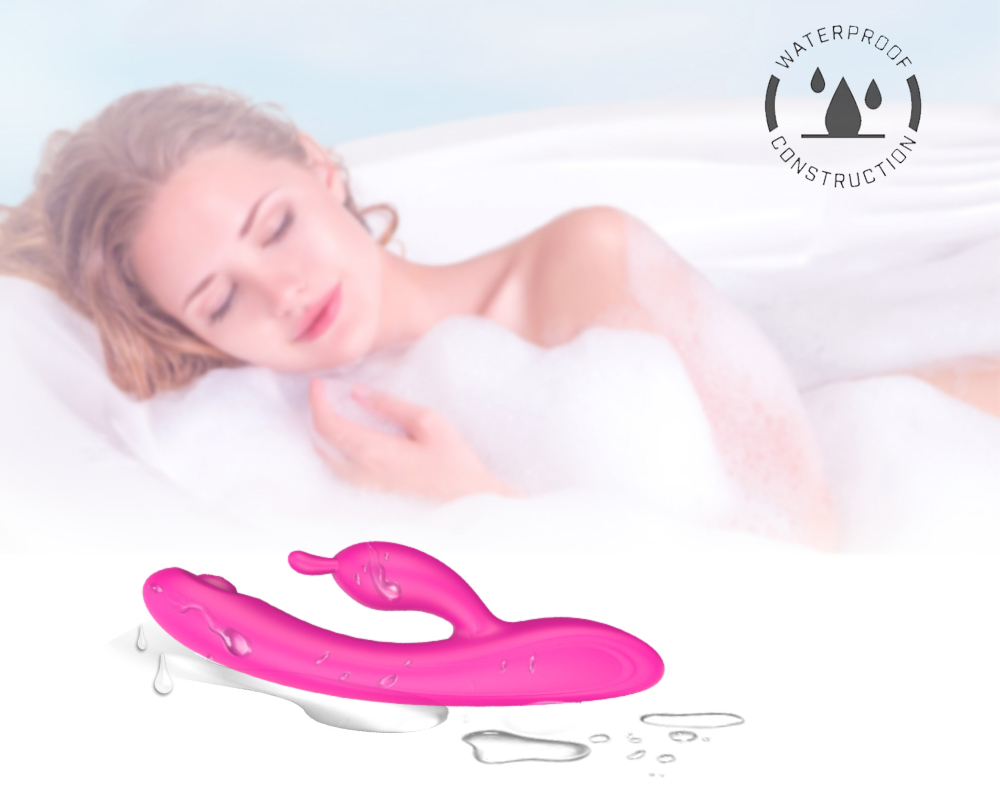 Vibrator Rabbit Candy 9 Intensitati Pulsatoare 23.1 cm USB Mov Mokko Toys, Nr. 7, Erotic24.ro