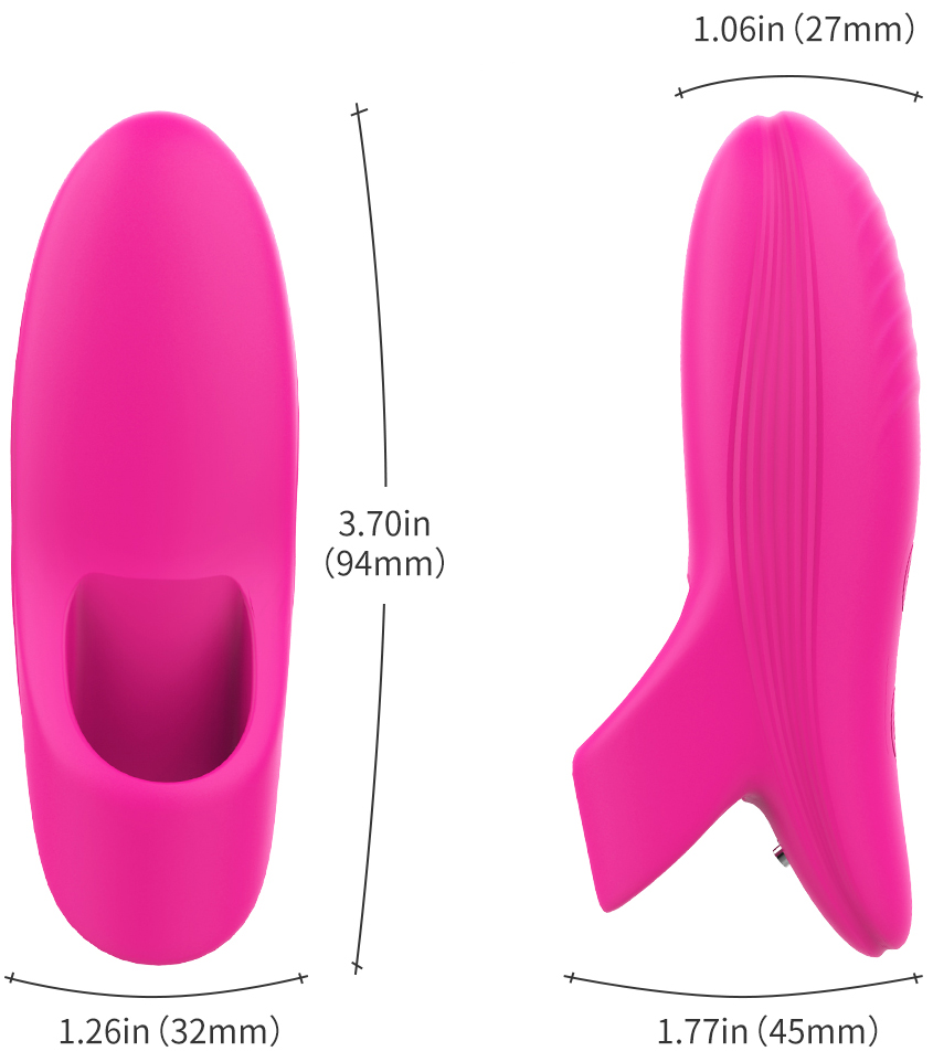Vibrator pentru Deget Dory 9 Moduri Vibratii Silicon USB Roz Passion Labs, #3, Erotic24.ro