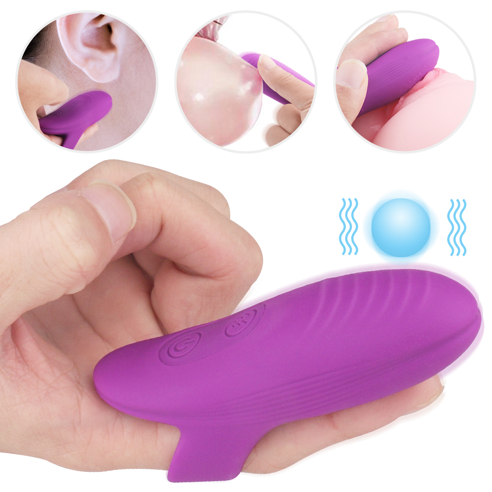 Vibrator pentru Deget Dory 9 Moduri Vibratii Silicon USB Mov Passion Labs, #5, Erotic24.ro
