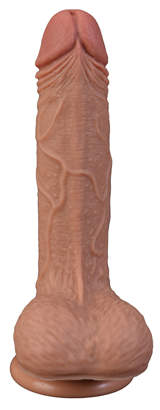 Dildo Realist Silicon Lichid Strat Dublu Kimberly Maro 18 cm Guilty Toys, Nr. 2, Erotic24.ro