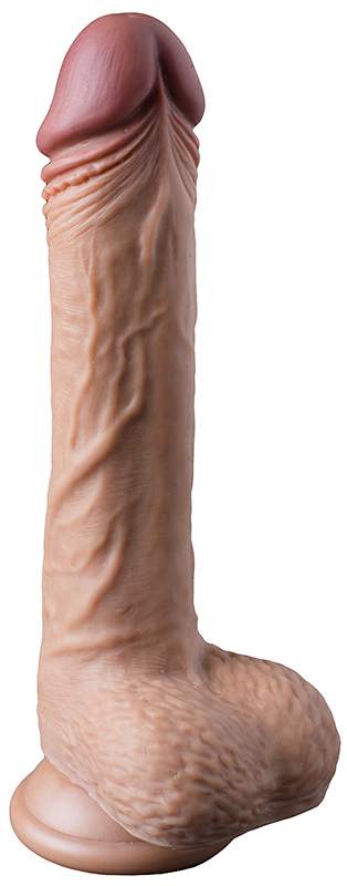 Dildo Realist Kathleen Silicon Lichid Strat Dublu Maro 22 cm Passion Labs, #2, Erotic24.ro