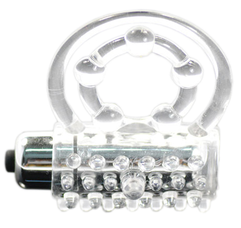 Inel Dublu de Penis cu Glont Vibrator Guilty Toys, Nr. 1, Erotic24.ro