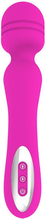 Vibrator Massager Wand Sandra Silicon USB Roz Inchis Passion Labs, Nr. 1, Erotic24.ro