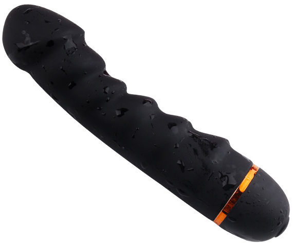 Vibrator Sally Negru 16 cm Guilty Toys, #5, Erotic24.ro