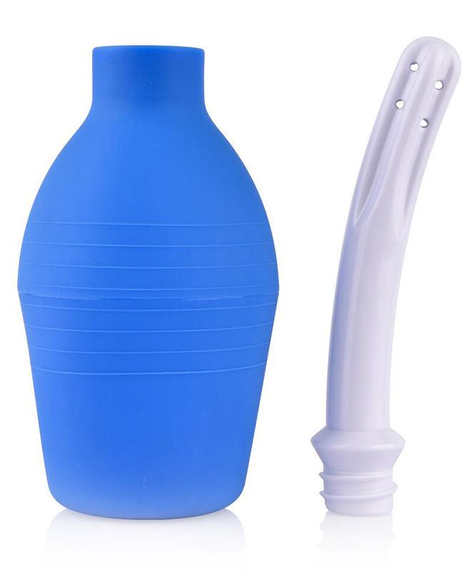 Irigator Enema Bulb 310 ml, Albastru, Passion Labs, Nr. 2, Erotic24.ro