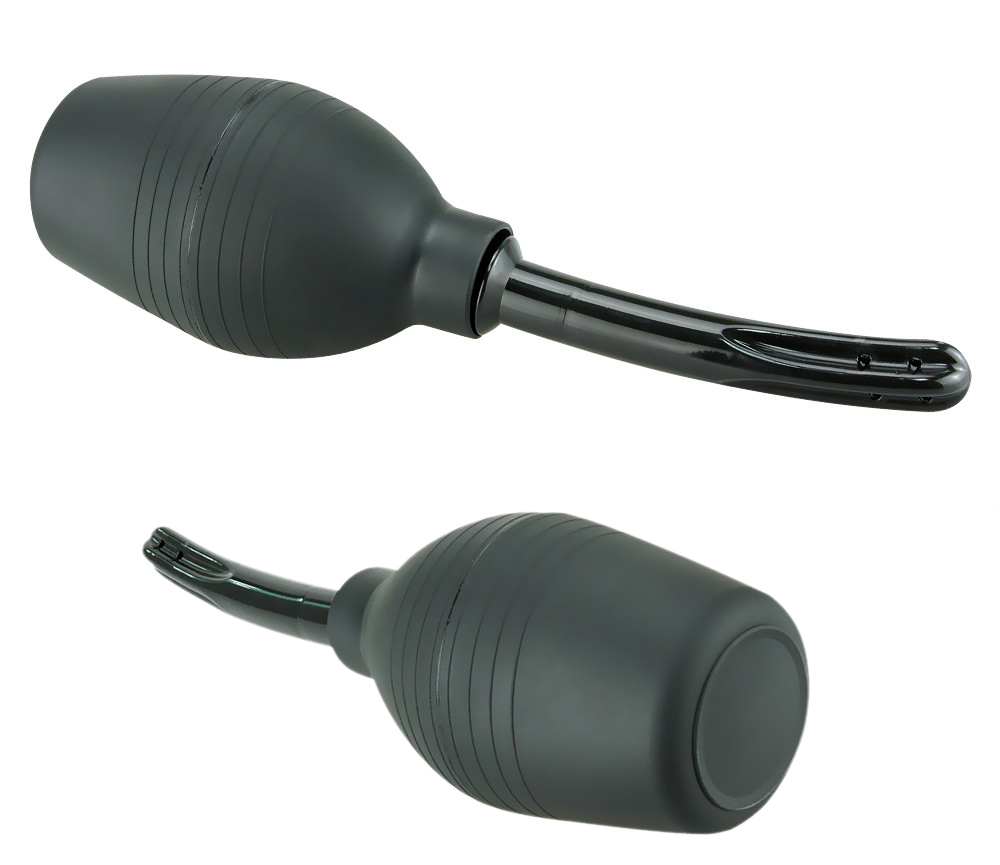 Irigator Enema Bulb 310 ml, Negru, Passion Labs, Nr. 3, Erotic24.ro