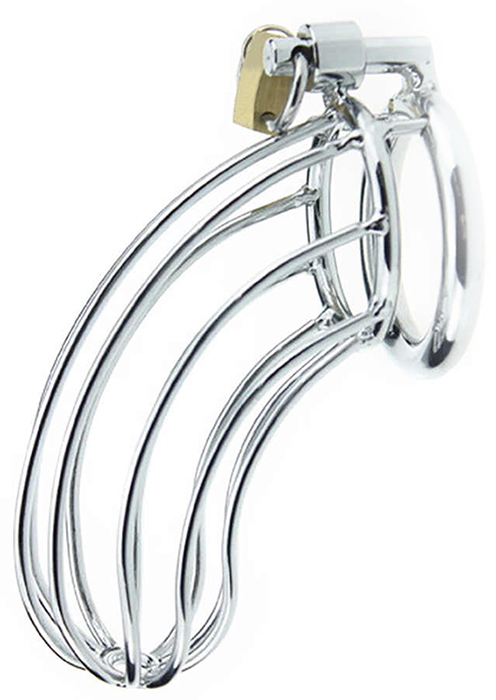 Dispozitiv de Castitate Natalie Argintiu Guilty Toys, #1, Erotic24.ro