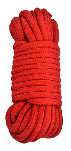 Sfoara Bondage Rope 10 m, Rosu, Passion Labs